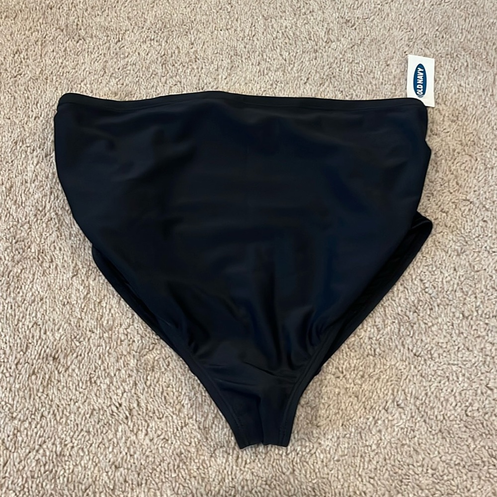 NWT Maternity Black Bikini Bottom